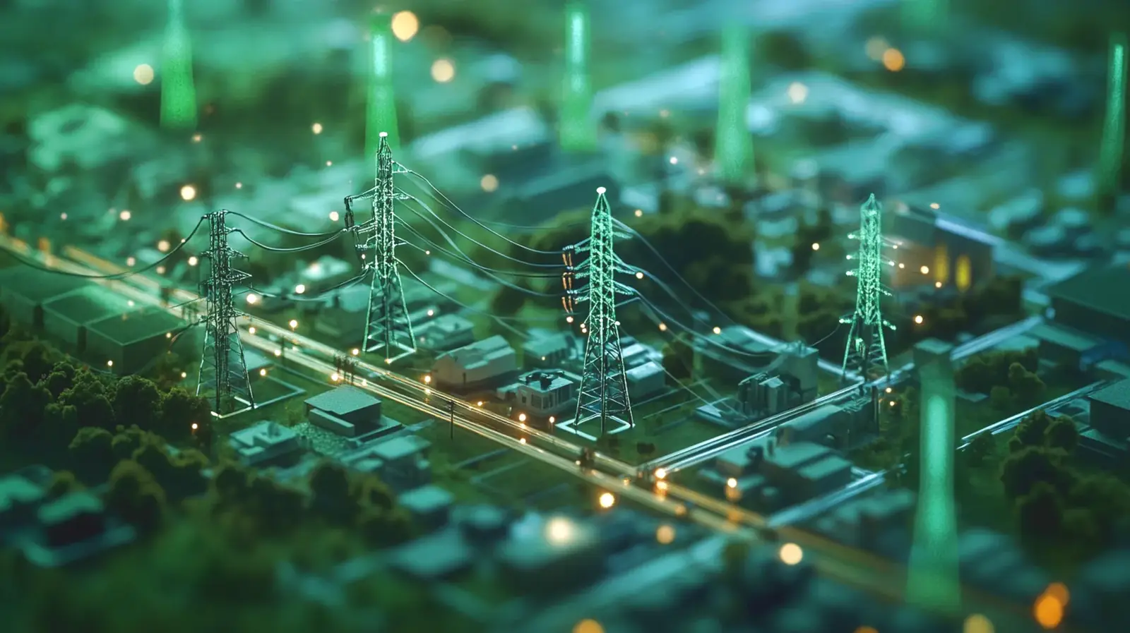 Electricity grid infrastructure with digital metering and network connectivity